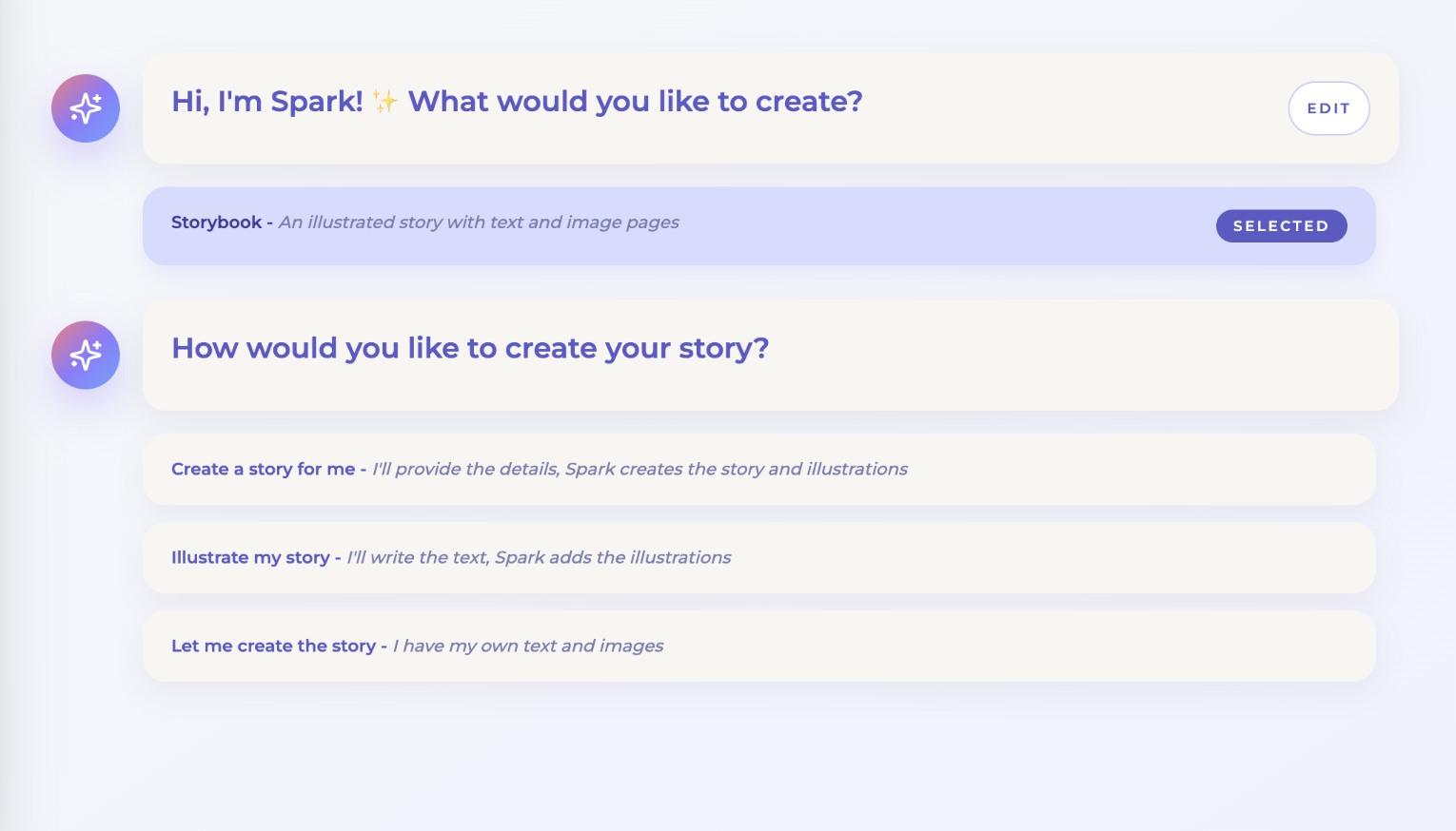 Generate your story with AI