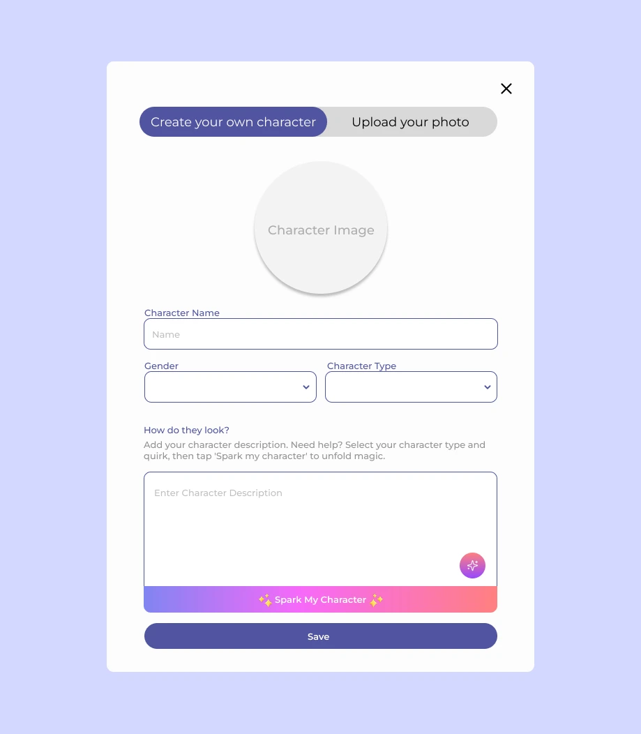 Create Your Own Character