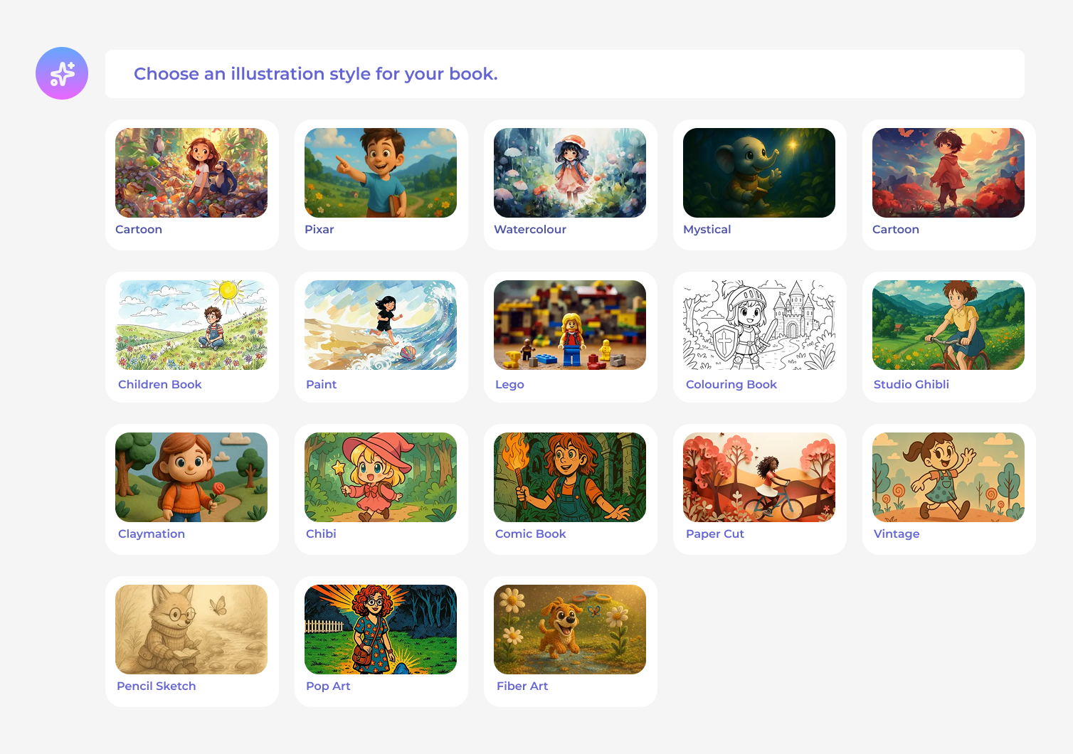 Story Style Selection