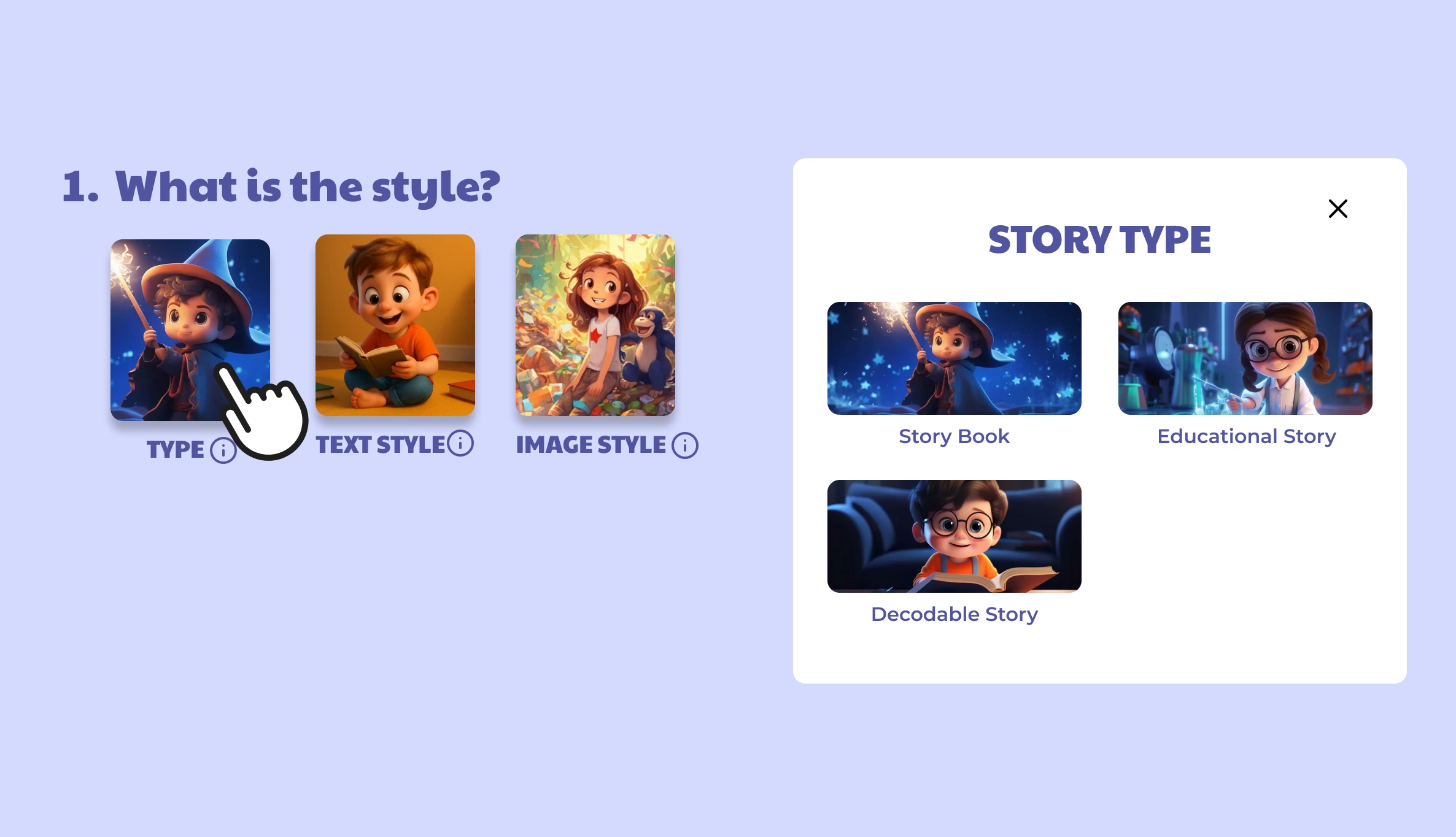 Story Style Selection