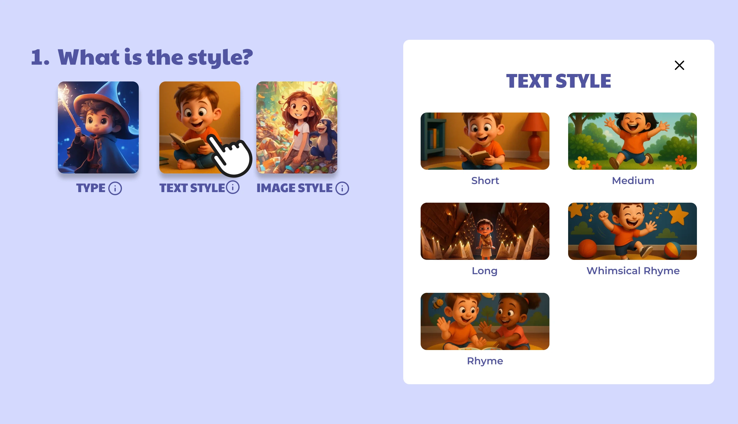 Text Style Selection