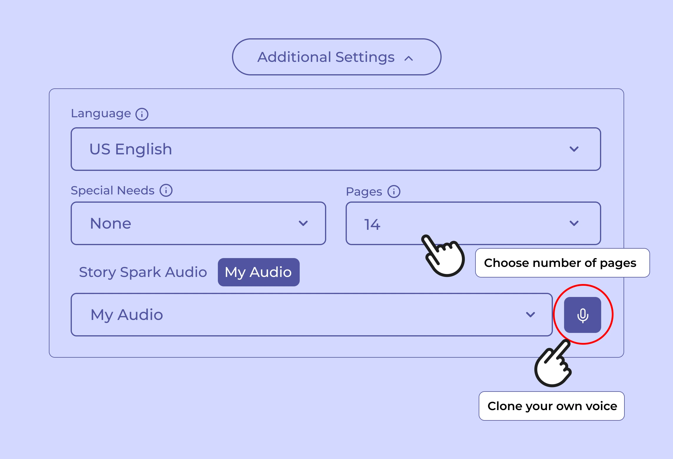 Page Count Selection